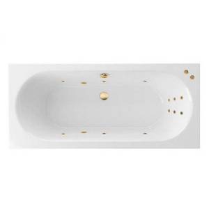 Акриловая ванна Excellent Oceana Slim LINE WAEX.OCE16S.LINE.GL 160x75 золото