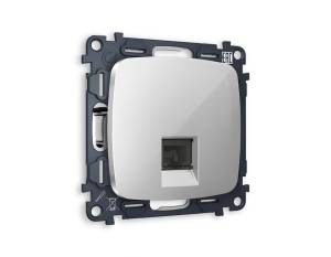 Комплект механизма компьютерной розетки Ambrella Volt Omega MO412010