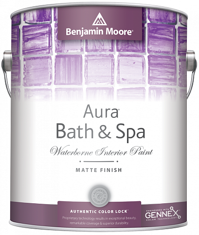 Краска Benjamin Moore Aura Bath & Spa Waterborne Interior Paint Matte Finish 532 3.785 л