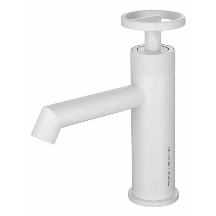 Смеситель для раковины Wonzon & Woghand WW-H1065-MW белый матовый