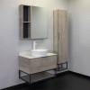 Тумба с раковиной Comforty Порто-75 00-00009321 дуб дымчатый фото 2