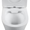 Унитаз компакт Black&White W-7793 7793W Безободковый Белый фото 3