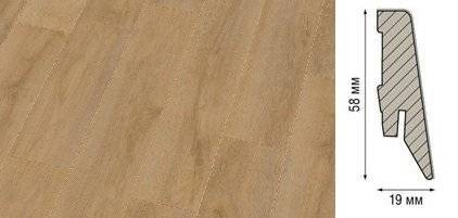 Плинтус Kronotex D 4955 KTEX1 2400x58x19