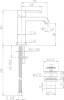 Смеситель для раковины Paini Q 19CR211ESR фото 3