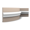 Молдинг гибкий Orac Decor Luxxus P8020F 200x2.6x6