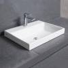 Раковина TOTO MH LW1617C 700x460x167 с 1 отверстием под смеситель, с переливом, белый