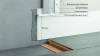Скрытый плинтус ФЕСО 87-88-96 эмаль матовая RAL 9003 белый 2500x104.6x14.5 фото 4