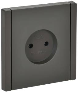 Розетка 1-местная IEK Forte&Piano FP-R10-10-K03 серый