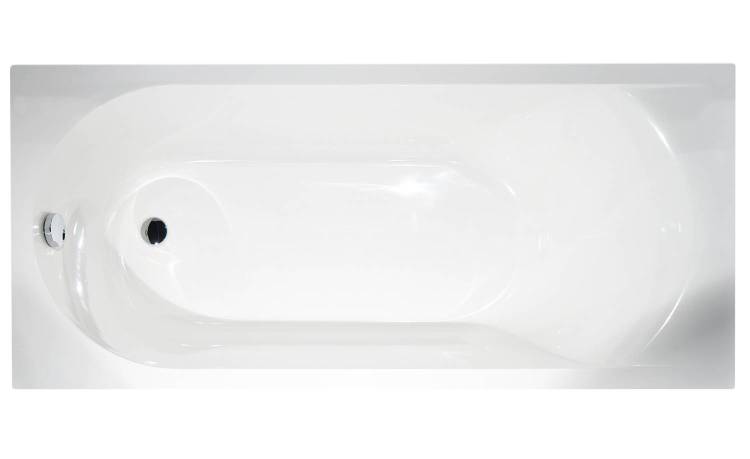 Ванна из искусственного камня Creto Fresh 20-1114 белая, 180x80