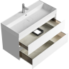 Тумба под раковину Aqwella Geometria GE01102WM белый 100x45 фото 3