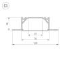 Профиль Arlight ARH-LINIA72-FANTOM-2000 ANOD 025025 фото 3