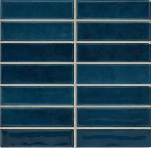 Керамическая плитка Vilar Albaro Nairobi Sticks Blue (2.5x10) 20x20