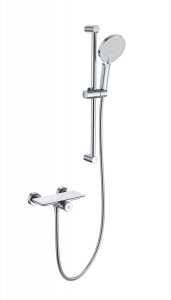 Смеситель для душа Wonzon & Woghand WW-B2052-A-CR с гарнитуром, хром