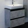 Тумба с раковиной Comforty Эдинбург-60-2 00-00005700 бетон светлый