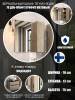Зеркало-шкаф Teymi Helmi T60301 дуб крафт, графит матовый, 70 см фото 4