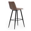 Стул барный Tetchair Chilly (mod.7095б) 19637 бежевый, черный фото 3