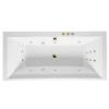 Акриловая ванна Excellent Crown Grand 190x90 "SMART" (золото)