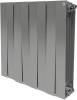 Радиатор биметаллический Royal Thermo Piano Forte 500 silver satin 8 секций, серебро