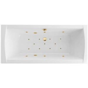 Акриловая ванна Excellent Aquaria Lux RELAX WAEX.AQU18.RELAX.GL 180x80 золото