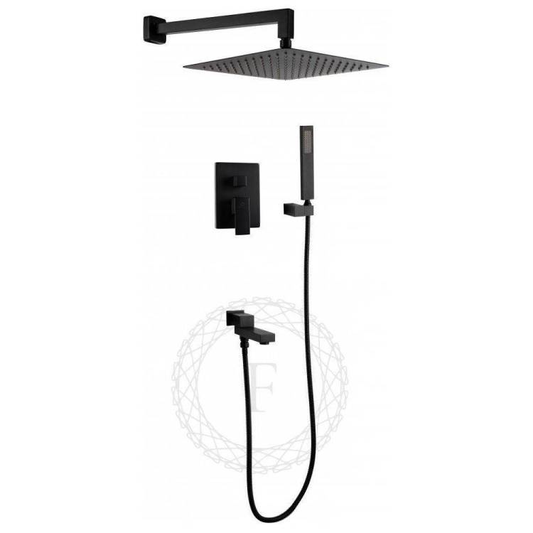 Душевая система Filarete Fing FL1040BL черный