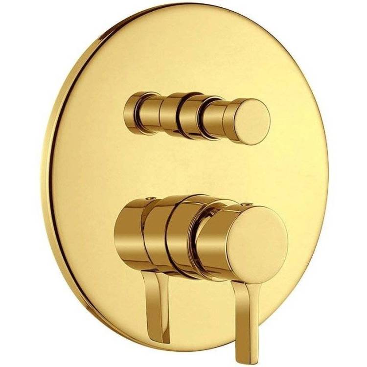 Смеситель для ванны Migliore Sirius 28186 с внутренней частью, золотой