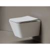 Унитаз подвесной Ceramica Nova Miro CN11003T смыв торнадо, сиденье микролифт, белый фото 3
