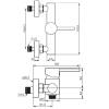 Смеситель для душа Damixa Scandinavian Pure 362000000 хром фото 5