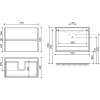 Тумба с раковиной Sancos Urban UR80W фото 6