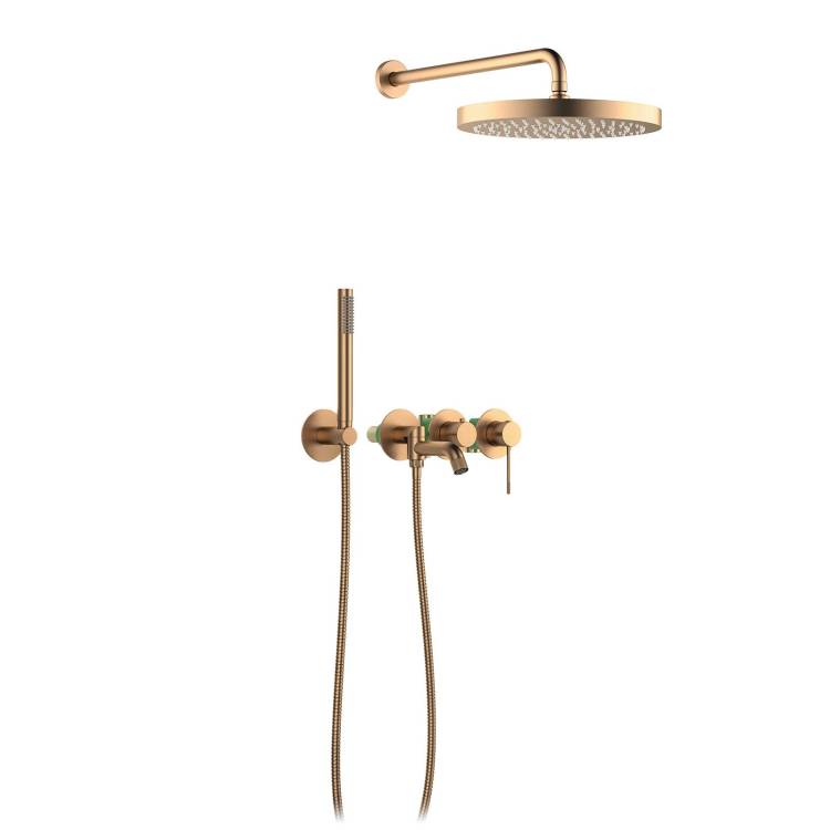 Душевая система Timo Saona SX-2348/19SM розовое золото