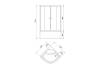 Душевая кабина Royal Bath Fato FATO RB 100CK-T-BL профиль черный, стекло прозрачное, 100x100x215 фото 8