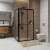Душевой уголок Niagara Nova NG-82-10AB-A70B 100x70, прямоугольный, черный