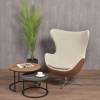 Кресло Bradex Home Egg Style Chair RF 0695 коричневый/экокожа фото 10
