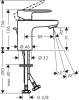 Смеситель для раковины Hansgrohe Vernis Blend 71557000 хром фото 3