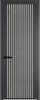 Межкомнатная дверь Profil Doors 3 AGP цвет профиля Серая ночь, стекло безопасное 6 мм рэте 700x2000