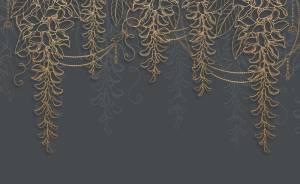 3D Фотообои Artegrafico «Ажурные ветви в лунном сиянии» PL-085 канвас