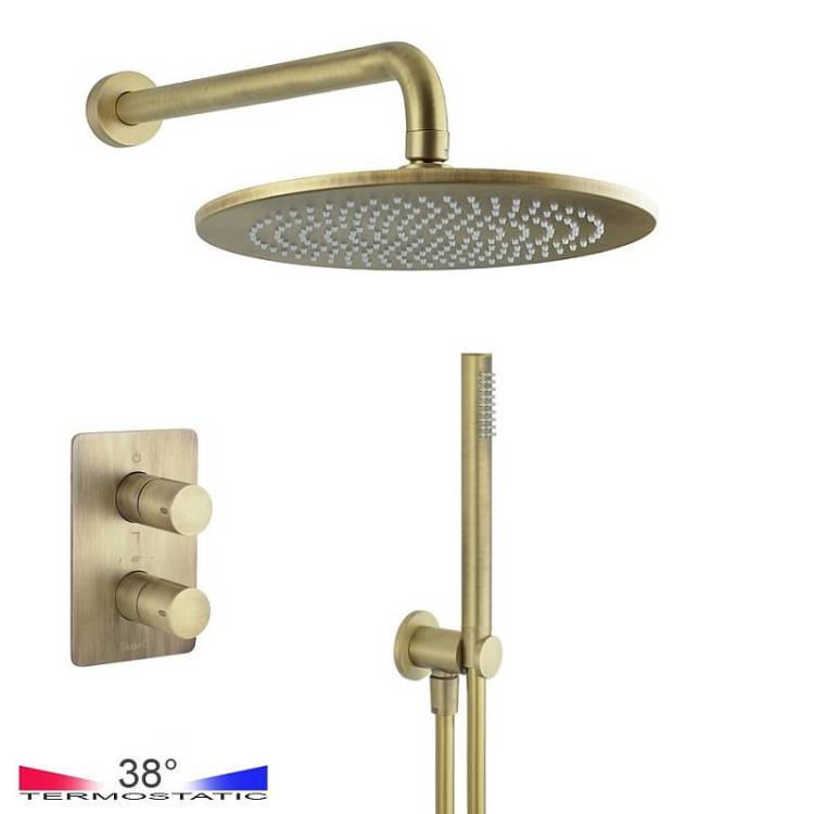 Душевой комплект Giulini Futuro F8276-25BROP Бронза