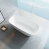 Ванна из искусственного камня Vincea Solid Surface VBT-6S02MW 1700x720x550, белый матовый, слив-перелив в комплекте