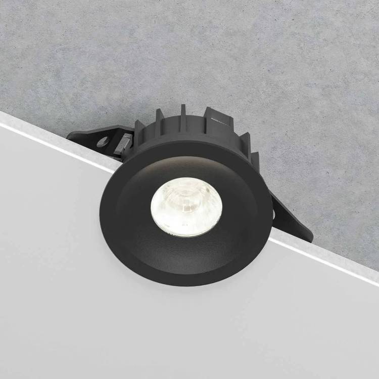 Встраиваемый точечный светодиодный светильник Elektrostandard Combi 25067/LED 10W 4000K черный