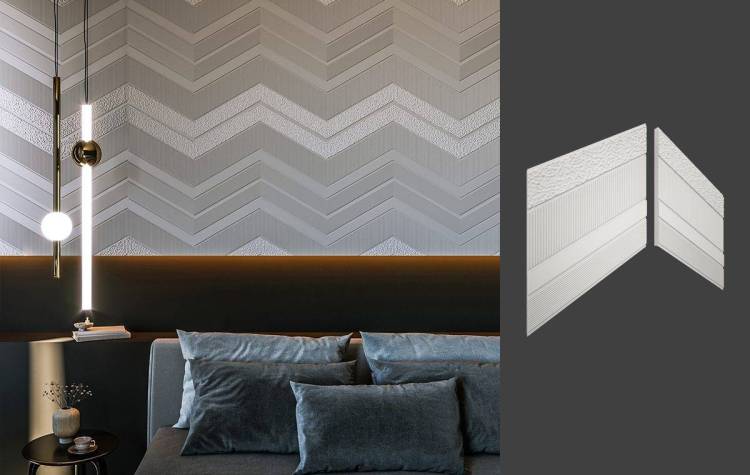 Гипсовая панель Deco Line Design Line D-02 40x2x60