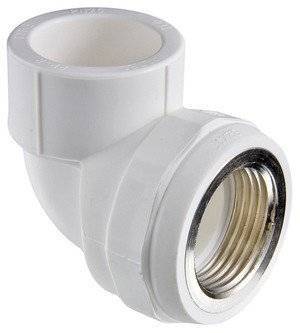 Угольник полипропиленовый VALTEC 25 мм х 1/2 ВР, VTp.752.0.02504