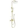 Душевая стойка Wonzon & Woghand WW-C3011-A1-BG золотая, с термостатом, с гигиеническим душем