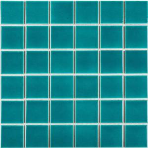 Мозаика Starmosaic Homework LWWB80081 Crackle Green Glossy (4.8x4.8) 30.6x30.6