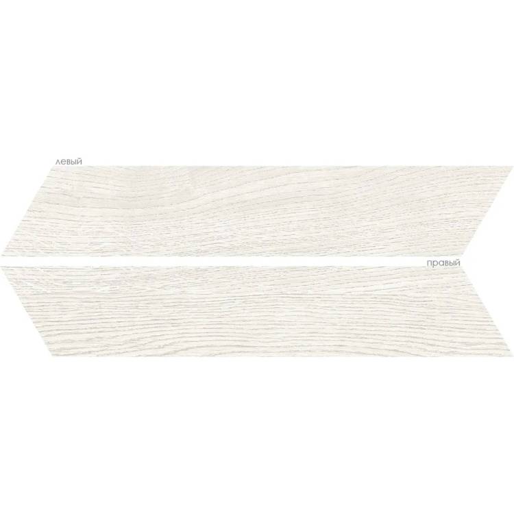 Керамогранит Oset Elegance White Chev Левый + Правый 8x40