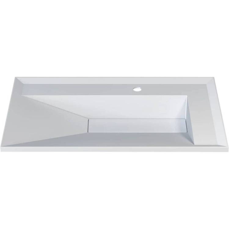 Раковина Uperwood Lotus 35480000000 белая матовая, 80x50