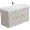 Тумба с раковиной Aquanet Nova Lite 2.0 110 365916 Бежевый