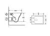 Унитаз подвесной Orange C02-100w безободковый, сиденье с микролифтом фото 4