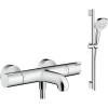 Душевой комплект Hansgrohe Ecostat 1001 CL ВМ 13201000 термостат + Душевой гарнитур Croma Select E Vario 26582400