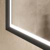 Зеркало Equil Forest zkFRST.LED90-15 с подсветкой, черный, 90x90 фото 7