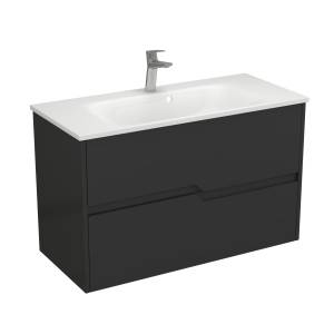 Тумба с раковиной Veneciana Veneto 100 510035 черный матовый