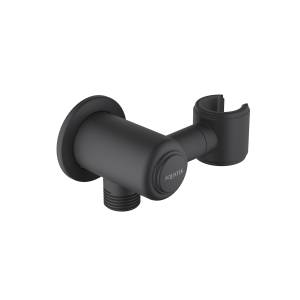 Шланговое подключение Aquatek Классик AQ2462MB с держателем, черный матовый